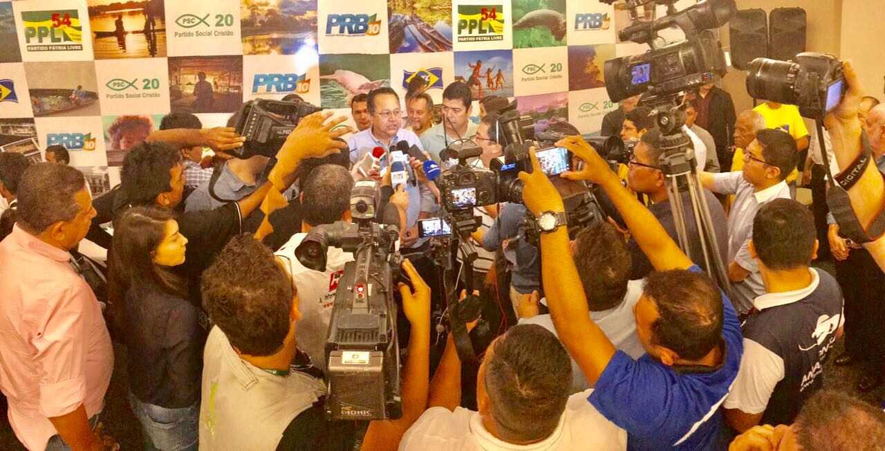 Partidos anunciam apoio à pré-candidatura de Silas Câmara ao governo do Amazonas - Imagem de divulgação