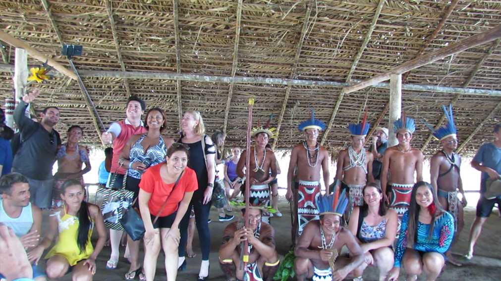 Visitar tribo indígena Amazônica / Foto : No Amazonas é Assim